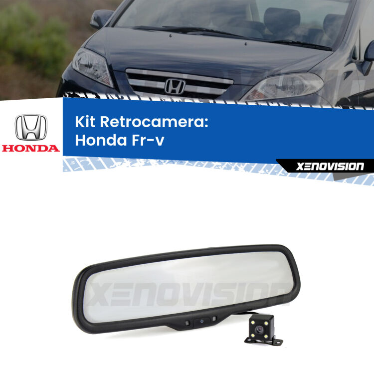 Telecamera e Specchio retrovisore OEM Look con display invisibile per Honda Fr-v Kit Telecamera Parcheggio e Specchietto retrovisore con display invisibile per Honda Fr-v . Spento è identico all’originale. In retromarcia, l’immagine appare in un riquadro prima invisibile
