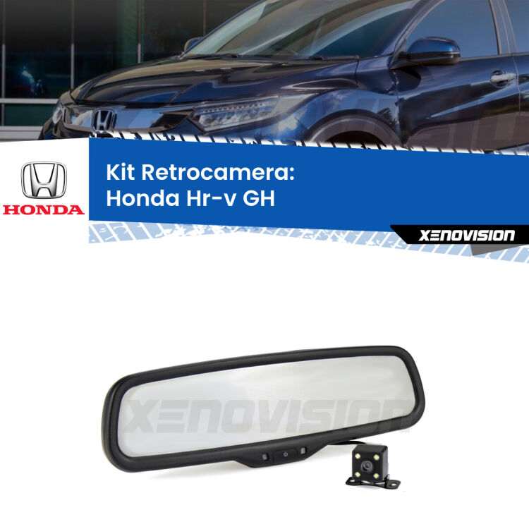Telecamera e Specchio retrovisore OEM Look con display invisibile per Honda Hr-v GH Kit Telecamera Parcheggio e Specchietto retrovisore con display invisibile per Honda Hr-v GH. Spento è identico all’originale. In retromarcia, l’immagine appare in un riquadro prima invisibile