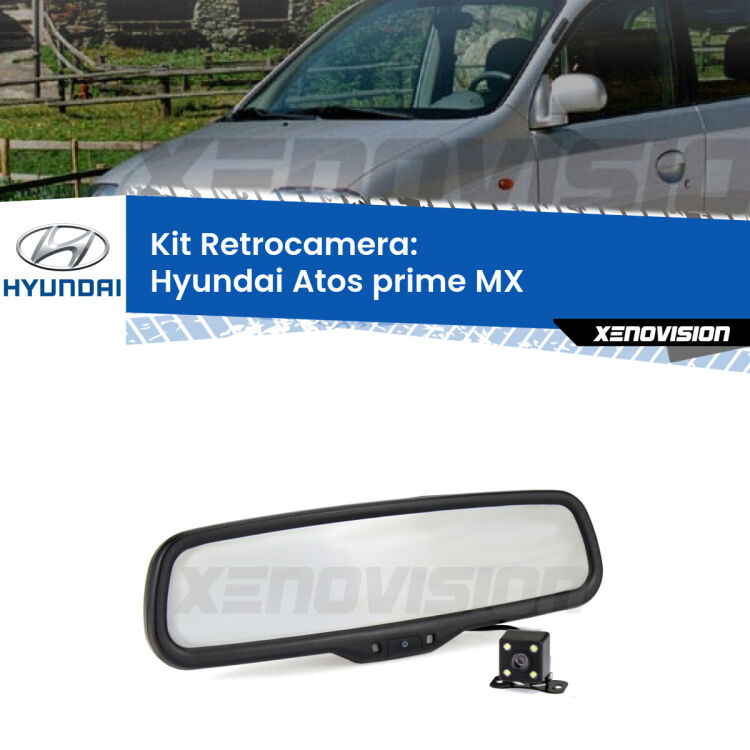 Telecamera e Specchio retrovisore OEM Look con display invisibile per Hyundai Atos prime MX Kit Telecamera Parcheggio e Specchietto retrovisore con display invisibile per Hyundai Atos prime MX. Spento è identico all’originale. In retromarcia, l’immagine appare in un riquadro prima invisibile