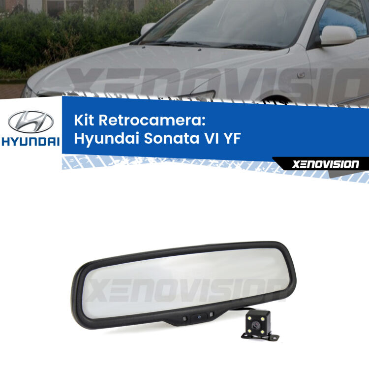 Telecamera e Specchio retrovisore OEM Look con display invisibile per Hyundai Sonata VI YF Kit Telecamera Parcheggio e Specchietto retrovisore con display invisibile per Hyundai Sonata VI YF. Spento è identico all’originale. In retromarcia, l’immagine appare in un riquadro prima invisibile
