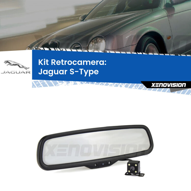 Telecamera e Specchio retrovisore OEM Look con display invisibile per Jaguar S-Type Kit Telecamera Parcheggio e Specchietto retrovisore con display invisibile per Jaguar S-Type . Spento è identico all’originale. In retromarcia, l’immagine appare in un riquadro prima invisibile