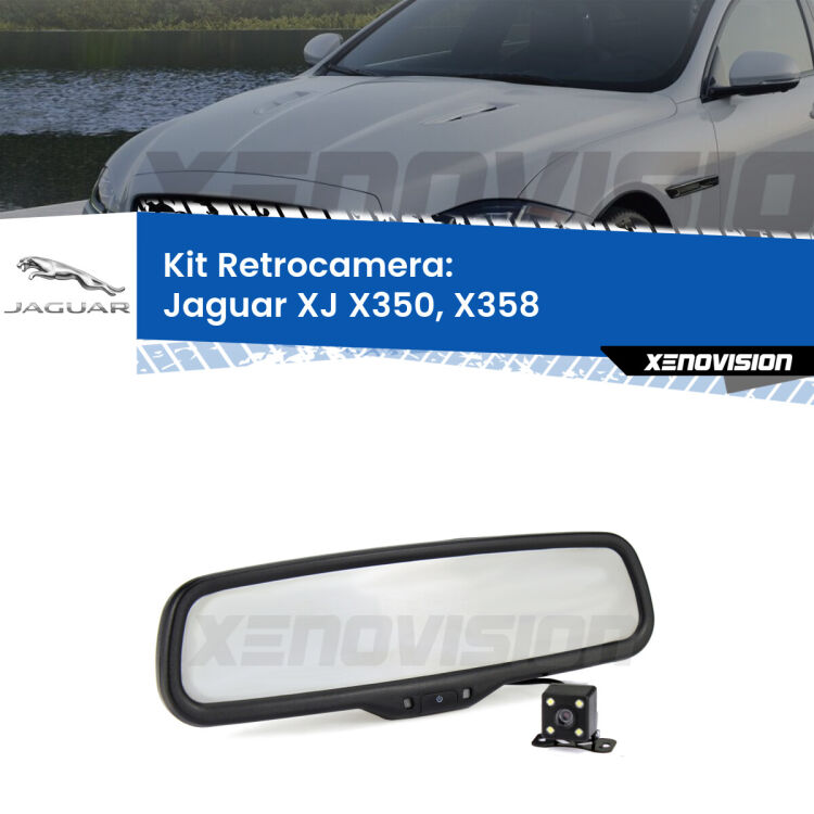 Telecamera e Specchio retrovisore OEM Look con display invisibile per Jaguar XJ X350, X358 Kit Telecamera Parcheggio e Specchietto retrovisore con display invisibile per Jaguar XJ X350, X358. Spento è identico all’originale. In retromarcia, l’immagine appare in un riquadro prima invisibile