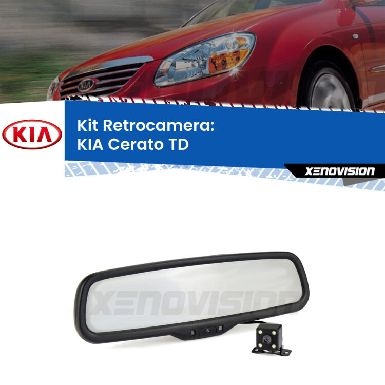 Telecamera e Specchio retrovisore OEM Look con display invisibile per KIA Cerato TD Kit Telecamera Parcheggio e Specchietto retrovisore con display invisibile per KIA Cerato TD. Spento è identico all’originale. In retromarcia, l’immagine appare in un riquadro prima invisibile