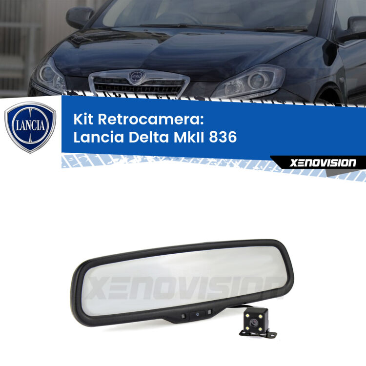 0 Telecamera e Specchio retrovisore OEM Look con display invisibile per Lancia Delta MkII 836 Kit Telecamera Parcheggio e Specchietto retrovisore con display invisibile per Lancia Delta MkII 836. Spento è identico all’originale. In retromarcia, l’immagine appare in un riquadro prima invisibile