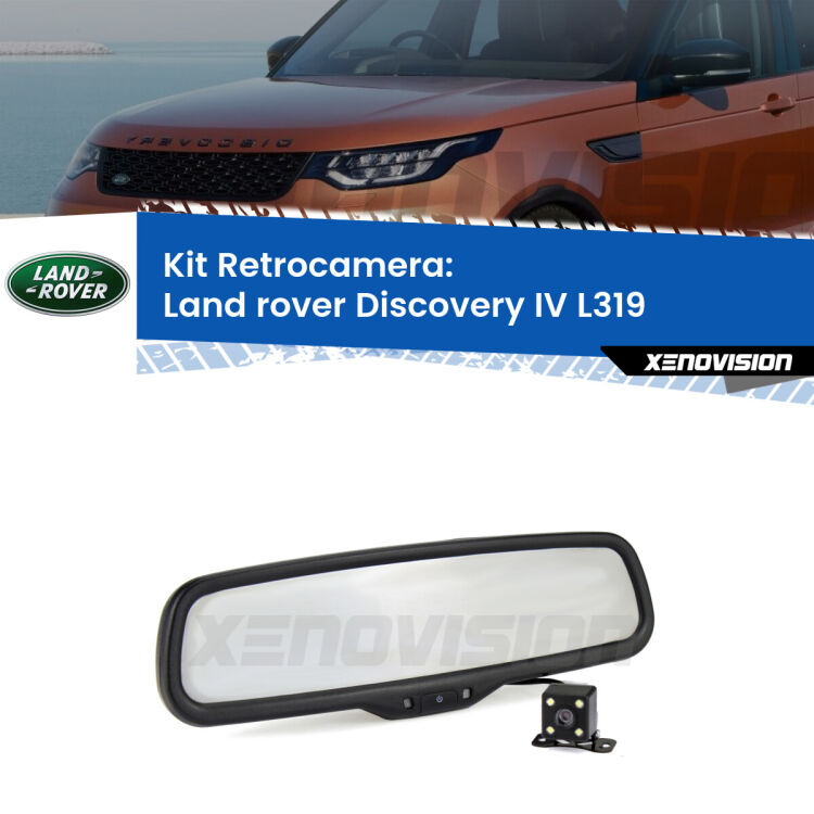 Telecamera e Specchio retrovisore OEM Look con display invisibile per Land rover Discovery IV L319 Kit Telecamera Parcheggio e Specchietto retrovisore con display invisibile per Land rover Discovery IV L319. Spento è identico all’originale. In retromarcia, l’immagine appare in un riquadro prima invisibile