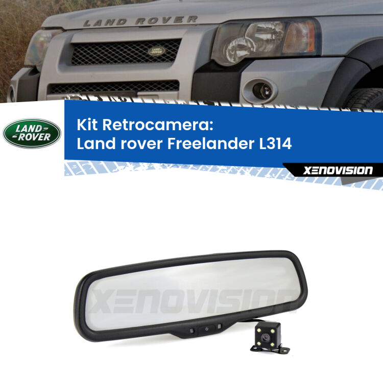 Telecamera e Specchio retrovisore OEM Look con display invisibile per Land rover Freelander L314 Kit Telecamera Parcheggio e Specchietto retrovisore con display invisibile per Land rover Freelander L314. Spento è identico all’originale. In retromarcia, l’immagine appare in un riquadro prima invisibile