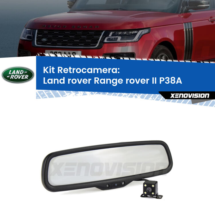 Telecamera e Specchio retrovisore OEM Look con display invisibile per Land rover Range rover II P38A Kit Telecamera Parcheggio e Specchietto retrovisore con display invisibile per Land rover Range rover II P38A. Spento è identico all’originale. In retromarcia, l’immagine appare in un riquadro prima invisibile