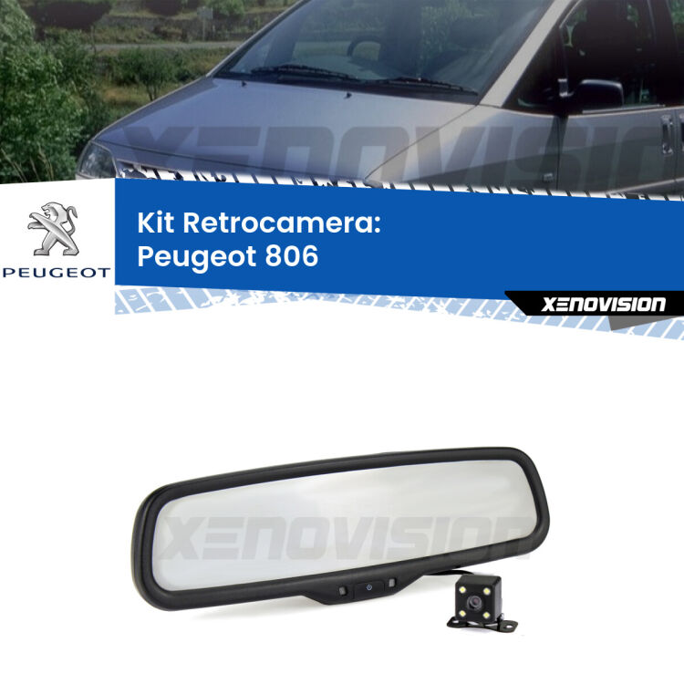 Telecamera e Specchio retrovisore OEM Look con display invisibile per Peugeot 806 Kit Telecamera Parcheggio e Specchietto retrovisore con display invisibile per Peugeot 806 . Spento è identico all’originale. In retromarcia, l’immagine appare in un riquadro prima invisibile