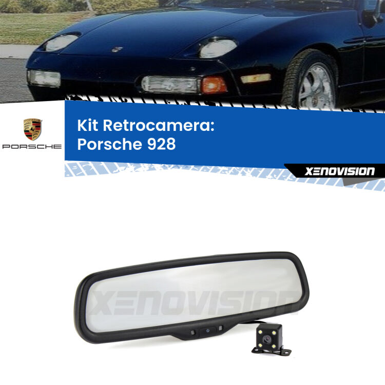 Telecamera e Specchio retrovisore OEM Look con display invisibile per Porsche 928  Kit Telecamera Parcheggio e Specchietto retrovisore con display invisibile per Porsche 928 . Spento è identico all’originale. In retromarcia, l’immagine appare in un riquadro prima invisibile