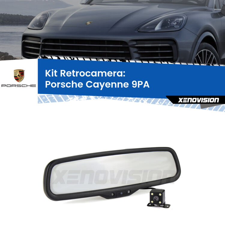 Telecamera e Specchio retrovisore OEM Look con display invisibile per Porsche Cayenne 9PA Kit Telecamera Parcheggio e Specchietto retrovisore con display invisibile per Porsche Cayenne 9PA. Spento è identico all’originale. In retromarcia, l’immagine appare in un riquadro prima invisibile