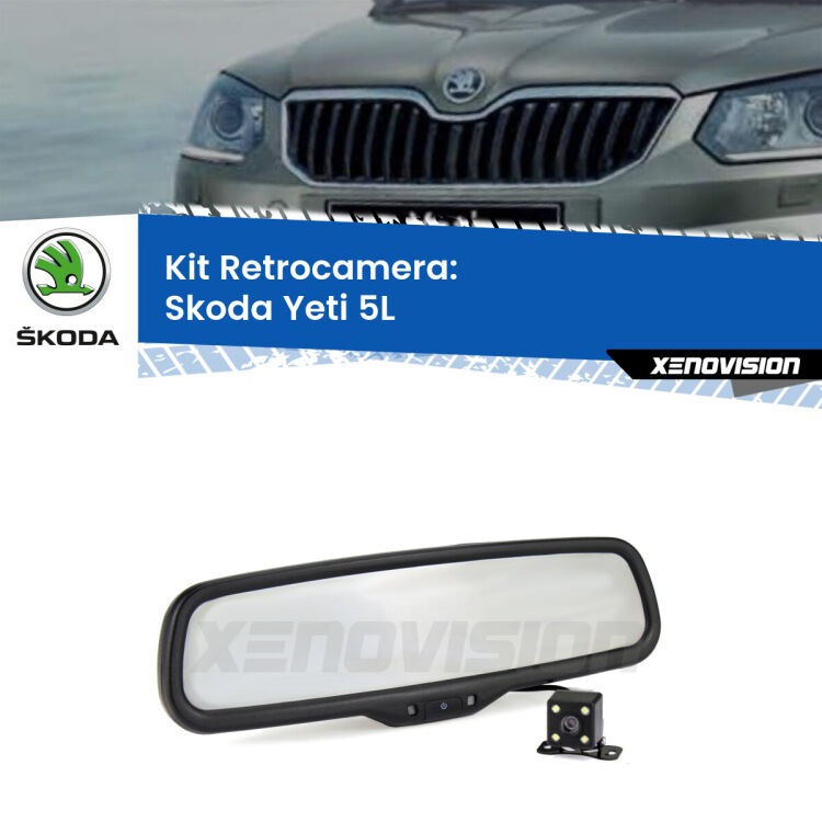 Telecamera e Specchio retrovisore OEM Look con display invisibile per Skoda Yeti 5L Kit Telecamera Parcheggio e Specchietto retrovisore con display invisibile per Skoda Yeti 5L. Spento è identico all’originale. In retromarcia, l’immagine appare in un riquadro prima invisibile