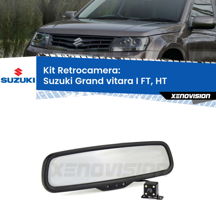 Telecamera e Specchio retrovisore OEM Look con display invisibile per Suzuki Grand vitara I FT, HT Kit Telecamera Parcheggio e Specchietto retrovisore con display invisibile per Suzuki Grand vitara I FT, HT. Spento è identico all’originale. In retromarcia, l’immagine appare in un riquadro prima invisibile