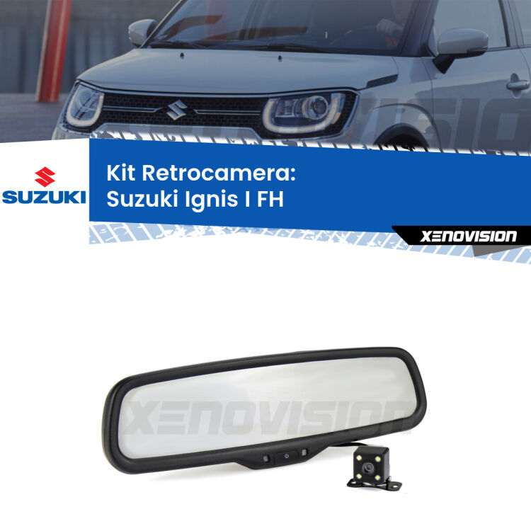 Telecamera e Specchio retrovisore OEM Look con display invisibile per Suzuki Ignis I FH Kit Telecamera Parcheggio e Specchietto retrovisore con display invisibile per Suzuki Ignis I FH. Spento è identico all’originale. In retromarcia, l’immagine appare in un riquadro prima invisibile