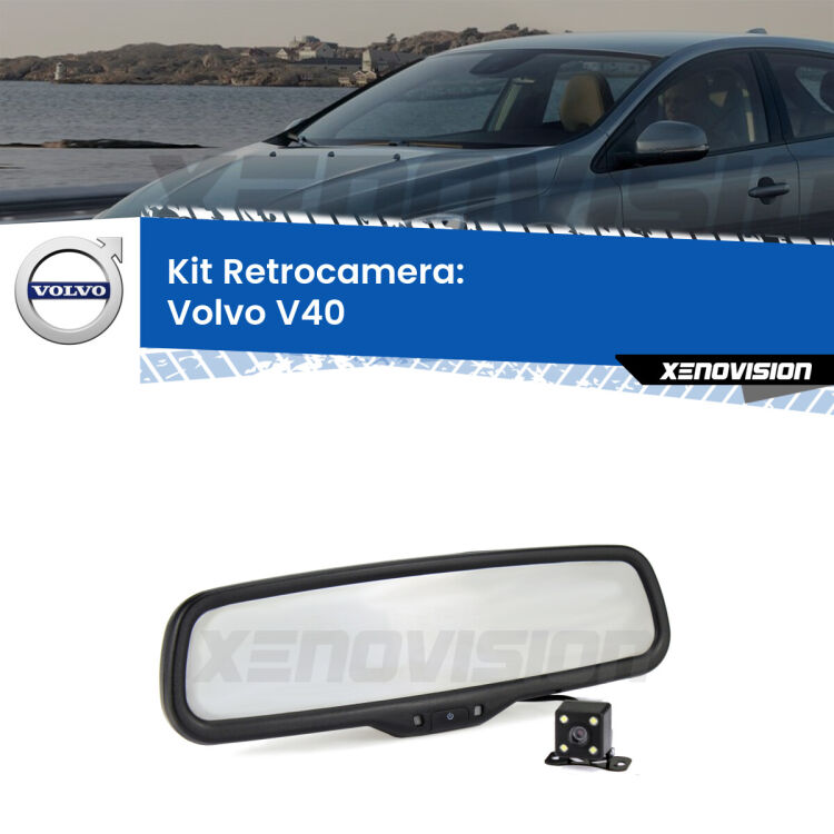 Telecamera e Specchio retrovisore OEM Look con display invisibile per Volvo V40 Kit Telecamera Parcheggio e Specchietto retrovisore con display invisibile per Volvo V40 . Spento è identico all’originale. In retromarcia, l’immagine appare in un riquadro prima invisibile