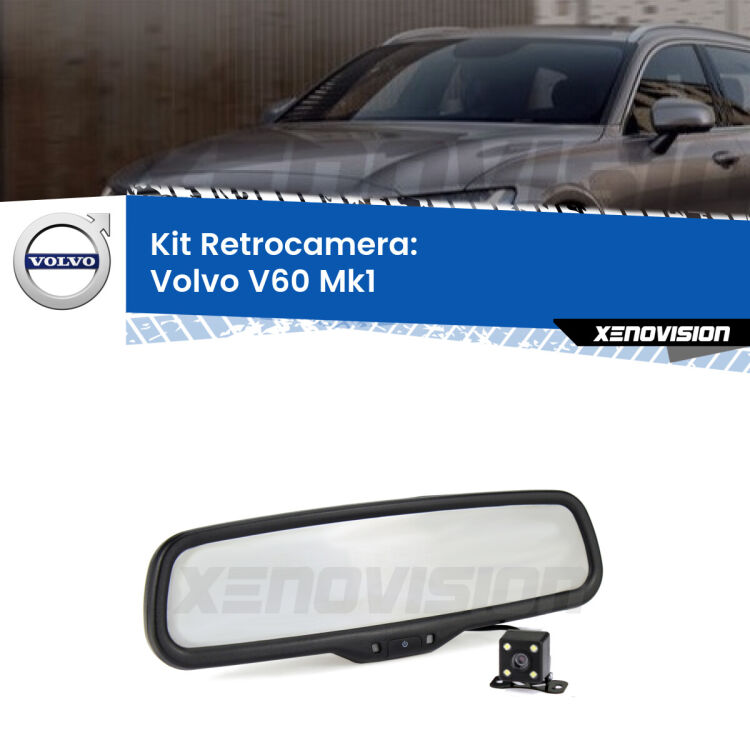 Telecamera e Specchio retrovisore OEM Look con display invisibile per Volvo V60 Mk1 Kit Telecamera Parcheggio e Specchietto retrovisore con display invisibile per Volvo V60 Mk1. Spento è identico all’originale. In retromarcia, l’immagine appare in un riquadro prima invisibile