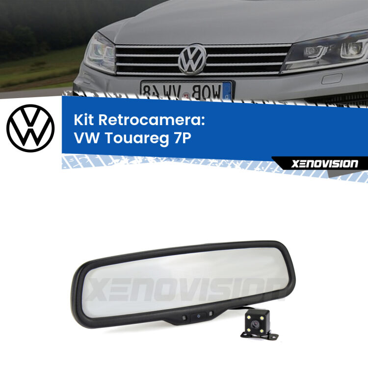 Telecamera e Specchio retrovisore OEM Look con display invisibile per VW Touareg 7P Kit Telecamera Parcheggio e Specchietto retrovisore con display invisibile per VW Touareg 7P. Spento è identico all’originale. In retromarcia, l’immagine appare in un riquadro prima invisibile