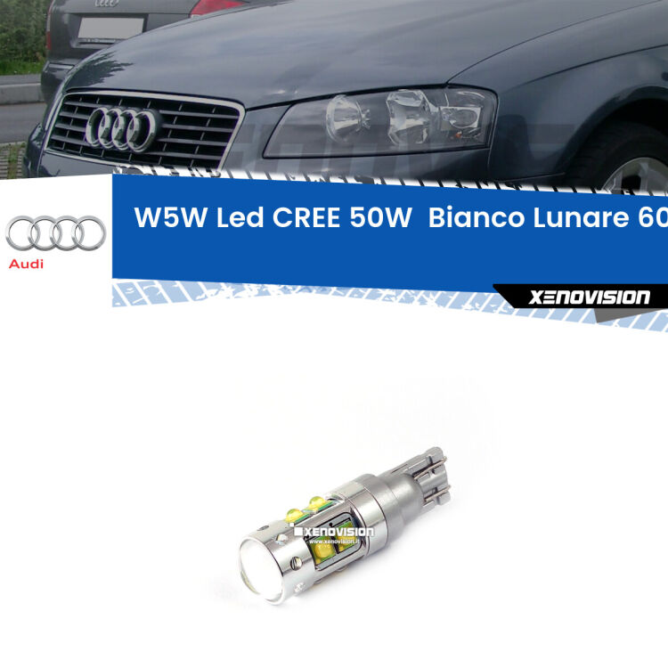 0 Torpedo W5W: LED per Vano Piedi A3 (8P) 2003 -2012 <p><span style="color: #626262;">15.0x volte più luce. </span><span style="color: #626262;">Lampadina Led per vano piedi Audi A3 con 10 chip Led CREE da 5W ciascuno. lluminazione poderosa a 360 gradi, luminosità incredibile. Qualità Massima Garantita.</span></p>
