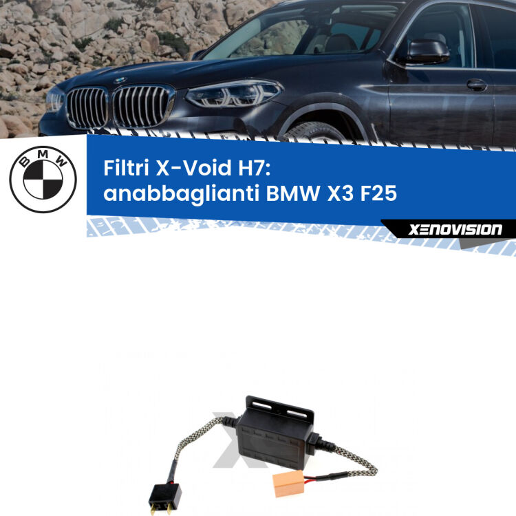 Hai montato un Kit LED h7 su Anabbaglianti BMW X3 e ti da spie, effetto strobo o interferenze radio? Non è più un problema. Solo per lampade LED fino a 40W.