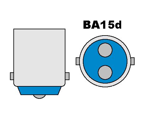 BA15D (B15D) 1142 LED XPRO Gear per Luci Posizione/Stop - Rosso