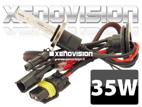 H1-C 6000k Lampada xenon originale Xenovision per kit 35W - Plug Ket