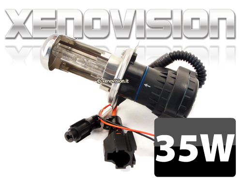 H4 Bixenon 3000k Lampada 35W - Giallo Rally Dorato - Innesti Ket