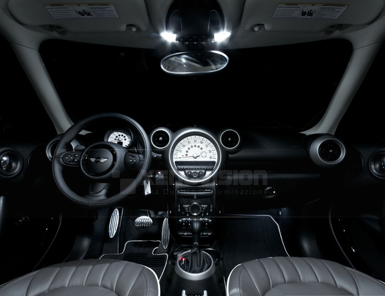 Plafoniere Per Interni Auto : Kit conversione led per interni mini countryman r60 xenovision