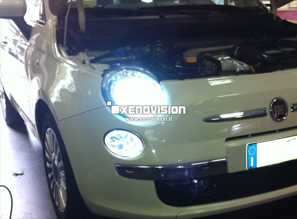 Luci Diurne LED Per FIAT 500X 2018-2023 - Lampadine T20 W30W CANBUS, 6000K, Facili Da Installare - Foto 3