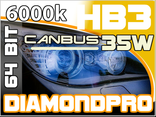 Kit Xenon Canbus HB3 6000k 35W 64Bit Qualita Xenovision Bianco Lunare