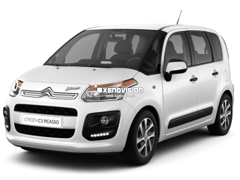 Kit Xenon Citroen C3 Picasso dal 2012 in poi Xenon 35W in tinta coi Led