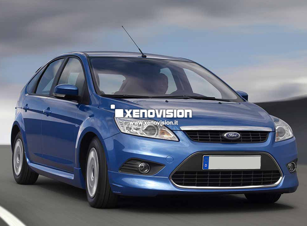 Kit Xenon Ford Focus - Lenticolare - 2004 a 2011 - Xenon 55W e Led - 5000k