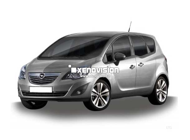 Kit Xenon Opel Meriva B - 2010 al 2013 - Xenon 35W e DRL Led - 6000k