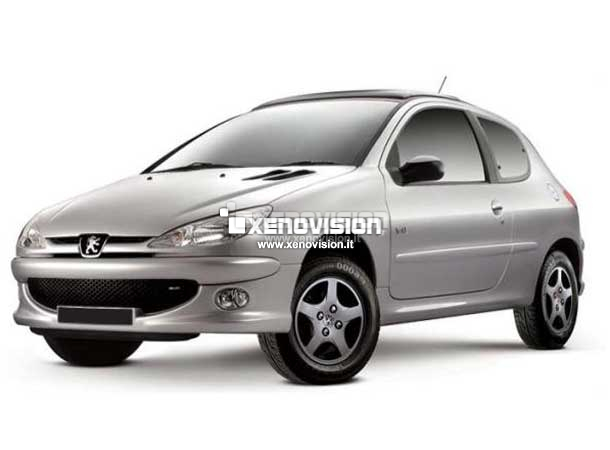 Kit Xenon Peugeot 206 - 1998 in poi - BiXenon 35W e Led Posizione - 6000k