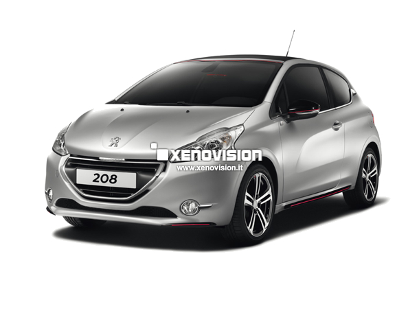Kit Xenon Peugeot 208 - 2012 in poi Lenticolare - Xenon 35W - in tinta con i led