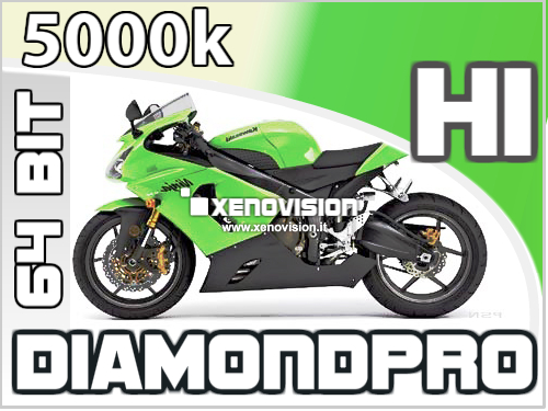 Kit Xenon Slim Moto H1 5000k 35W 64Bit Qualita Xenovision Bianco Lunare