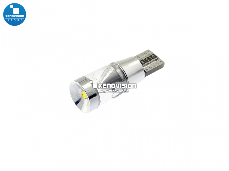 W5W Led CREE 9W - 500Lm - Bianco Lunare 6000k
