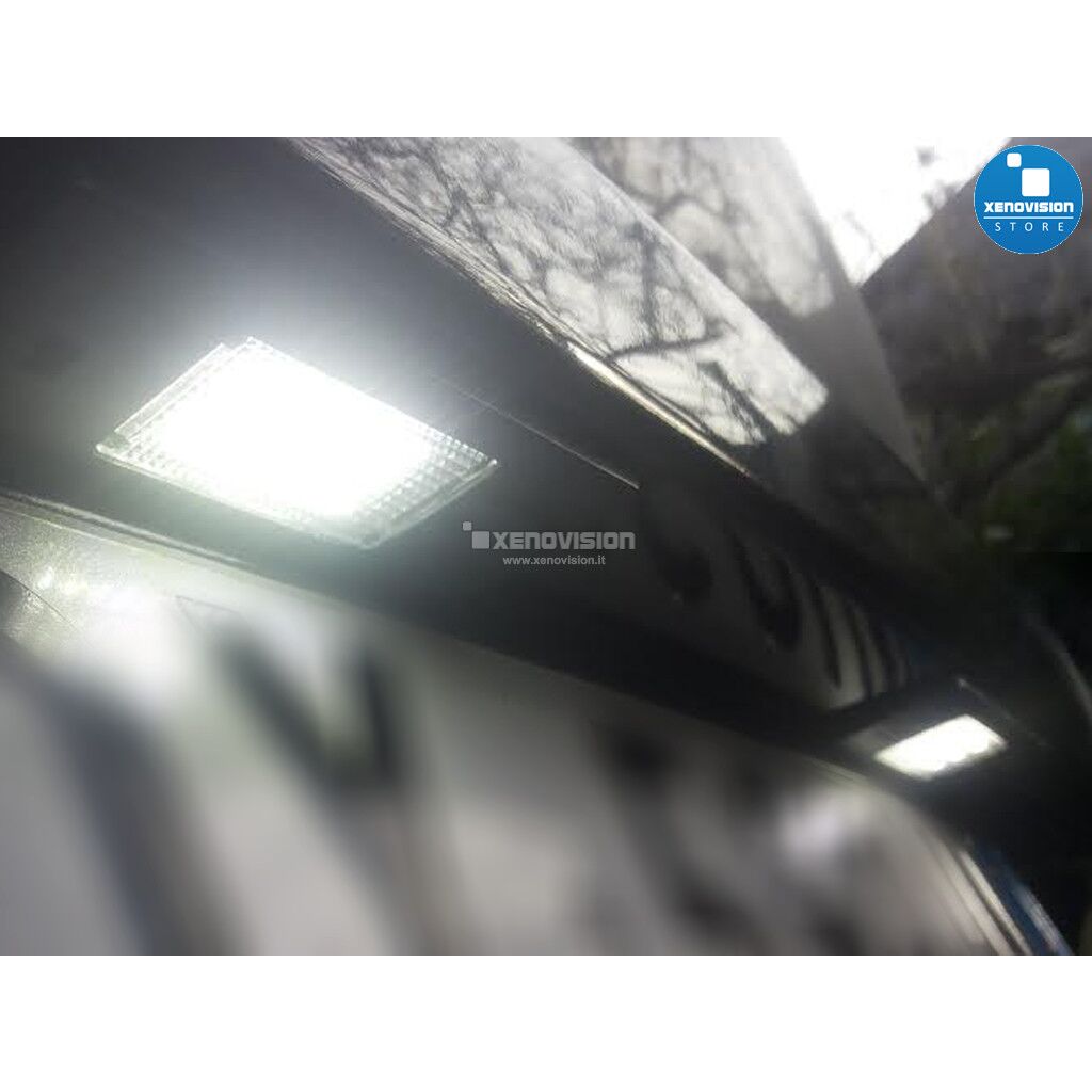 Kit LED Interni Per Fiat Grande Punto: Plafoniera Anteriore + Luce Bagagliaio, 6000K Bianco - Plug&Play - Foto 2