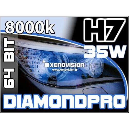 prosperidad Asimilar recepción Kit Xenon H7 8000k 35W 64Bit Alta Qualita Xenovision Bianco Freddo