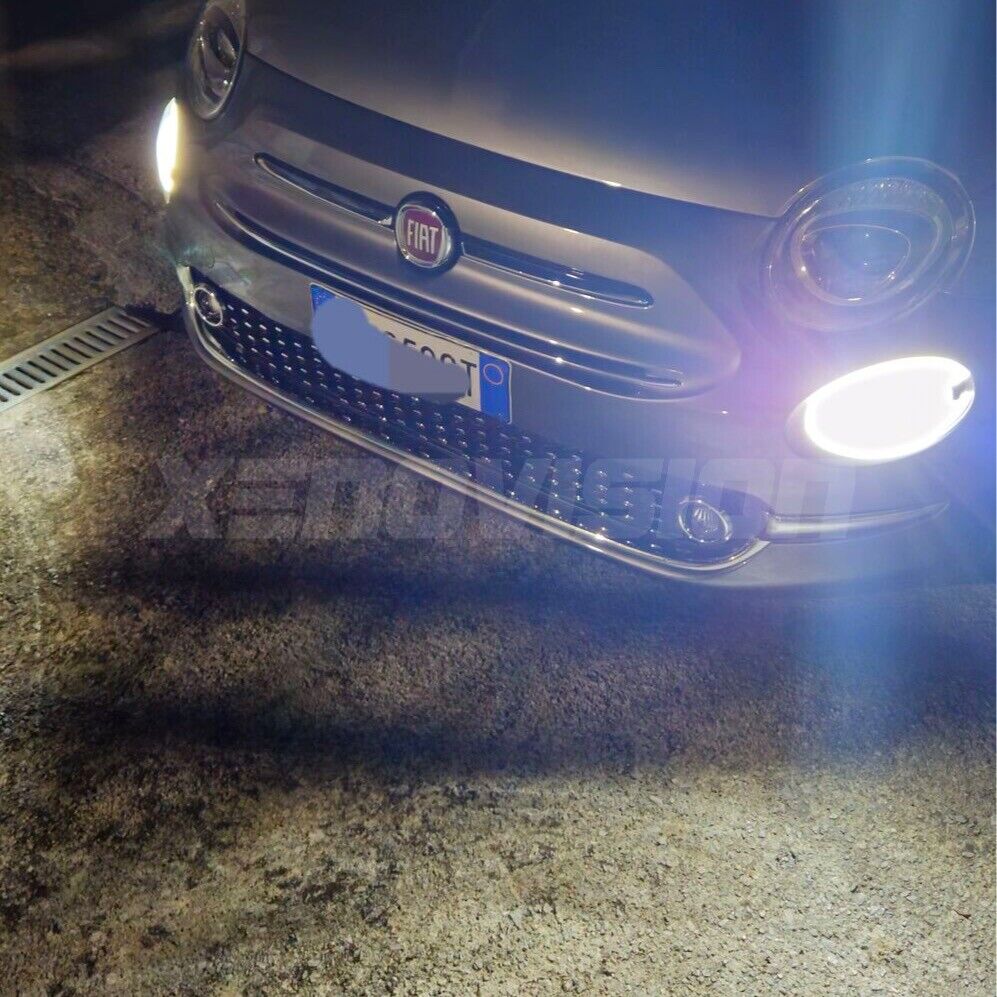 Per Fiat 500 500E Sport 2011 2012 2013 2014 2015 2016 2017 Luci Di Posizione Laterali A LED 4 Pezzi Paraurti Parafango Anteriore Ambra Posteriore Rosso  34 - 4