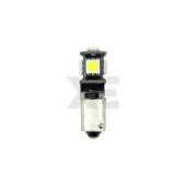 BAX9S (H6W) 360 gradi a 5Ultra Led - Canbus - Bianco Lunare