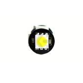 4 BAX9S (H6W) 360 gradi a 5Ultra Led - Canbus - Bianco Lunare BAX9S (H6W) 360 gradi a 5Ultra Led - Canbus - Bianco Lunare