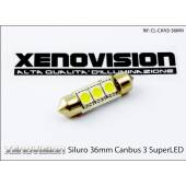 2 Luci Vano Portaoggetti LED c5w 36mm Land rover Discovery II L318 1998 - 2004 (Coppia) C5W C10W Led Canbus 36mm a 3 Ultra Led Xenovision - Bianco Lunare 6000k (Coppia)