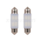 1 Luci Vano Portaoggetti LED Land rover Discovery II L318 1998 - 2004: C5W Glow a Luce Calda (Coppia) C5W: LED Glow Bianco Caldo 36mm (Coppia)