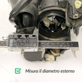 7 Tappi a cupola per Anabbaglianti H7 Alfa romeo 159 2005 - 2012 (Coppia) Coppia tappi coprifaro a cupola 110mm