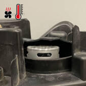 3 Coppia tappi coprifaro a cupola 65mm Coppia tappi coprifaro a cupola 65mm