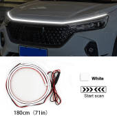 3 CyberFlex: Striscia LED DRL Universale Animata per cofano CyberFlex: Striscia LED DRL Universale Animata per cofano