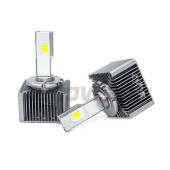 1 Anabbaglianti LED D3S per Land rover Discovery IV L319 2009 - 2015 24,000Lumen Canbus D3S: Kit trasformazione LED da lampade Xenon 24000Lm - Nuovo modello 2025