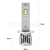 4 Anabbaglianti LED VW New Beetle 1998 - 2005: H1 Nava H1: Kit LED Nava 20.000Lumen