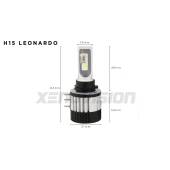 8 Luci diurne LED H15 Canbus per Audi A3 (8V) 2013 -2020 H15: Kit LED Luci Diurne DRL e Abbagliante Canbus
