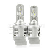 1 Luci diurne LED H15 24,000Lm per Abarth 124 spider 2016 - 2019 H15: Kit LED Shark 24.000Lm - Luci Diurne DRL e Abbaglianti Canbus