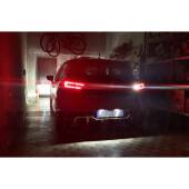 7 Retronebbia LED per DS DS 3 restyling: H21W Torpedo H21W (BAY9S): LED Torpedo Canbus Rosso